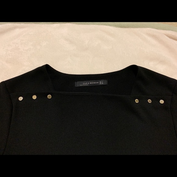 Zara Woman Black Tops - Picture 4 of 7